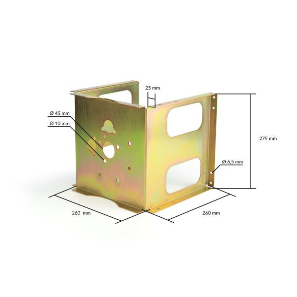 U-f&ouml;rmige Halterung f&uuml;r Autoterm AIR 8D